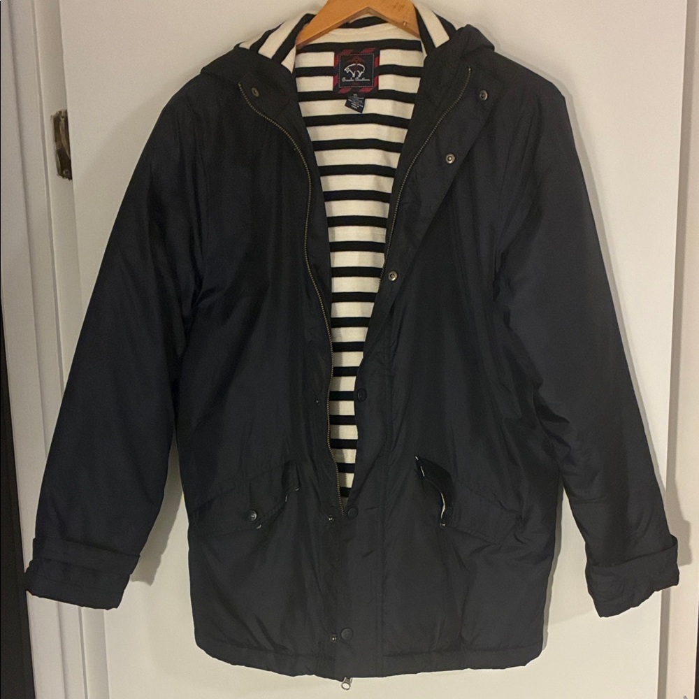 Boy’s Navy Hooded Coat